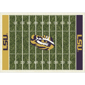 LSU University Football Field Rug