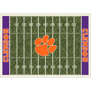 Clemson University Football Field Rug