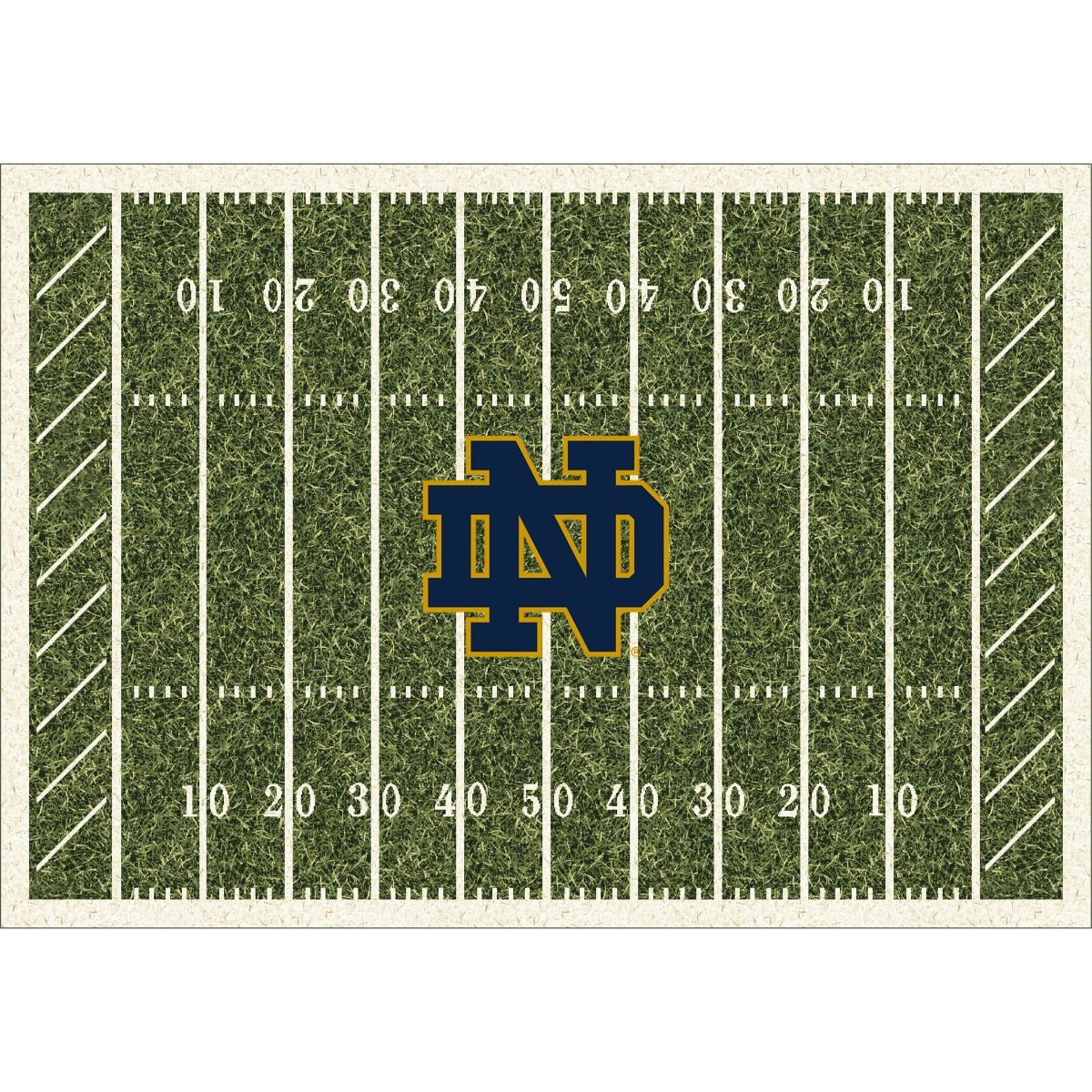 Notre Dame University Football Field Rug