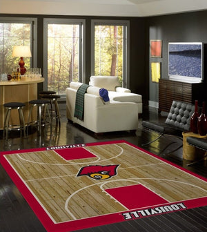 Milliken Louisville University Basketball Court Rug 3'10x5'4