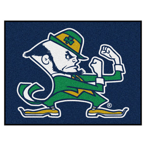 Notre Dame Leprechaun All Star Mat  college all star mat - Fan Rugs