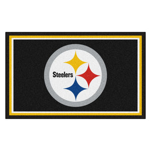 Pittsburgh Steelers Plush Rug  NFL Area Rug - Fan Rugs