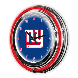 New York Giants 14in Neon Clock