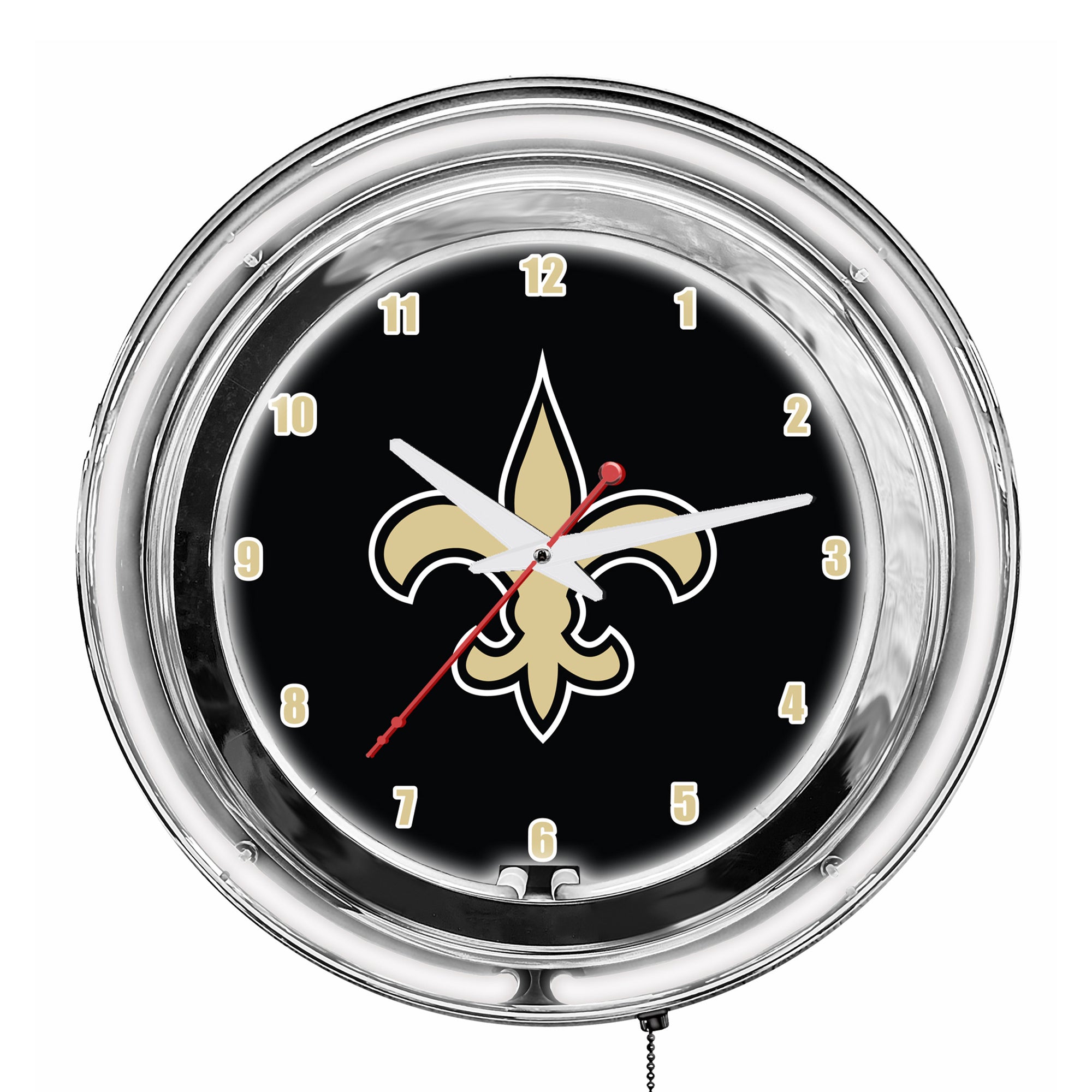 New Orleans Saints 14in Neon Clock