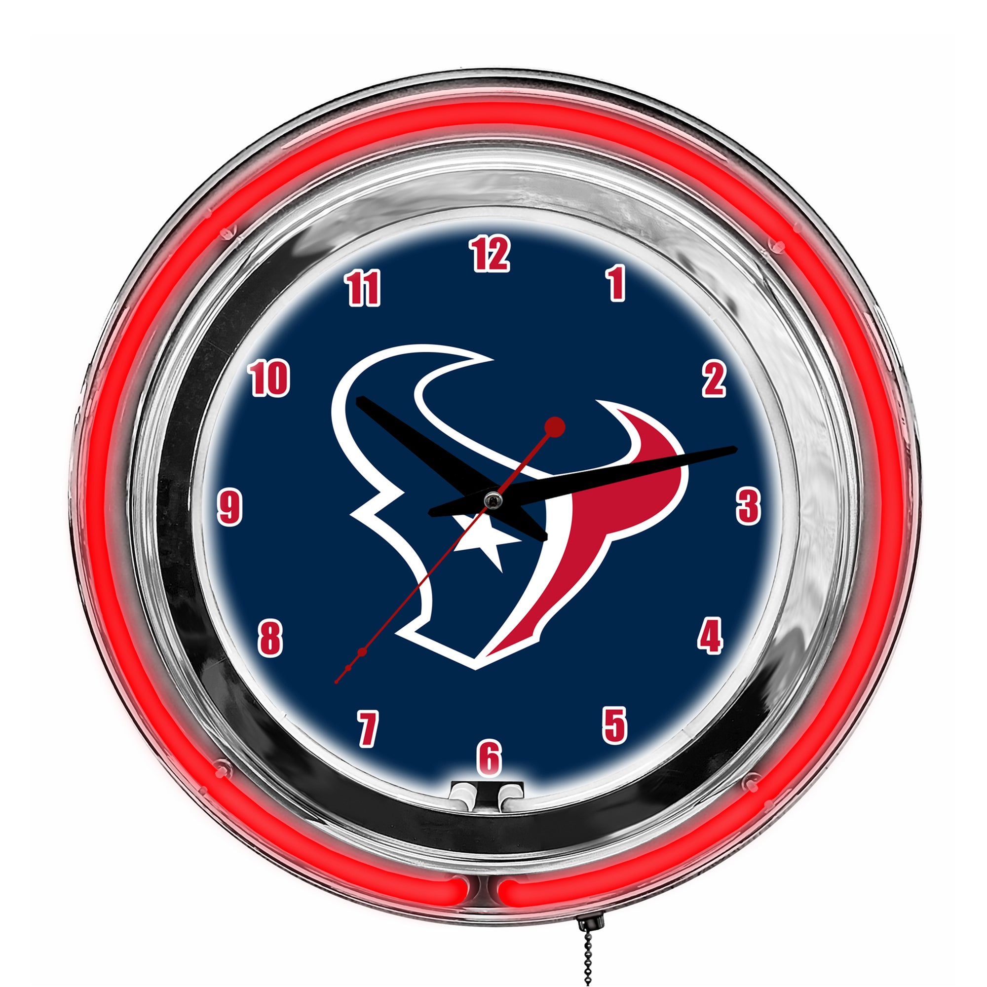 Houston Texans 14in Neon Clock