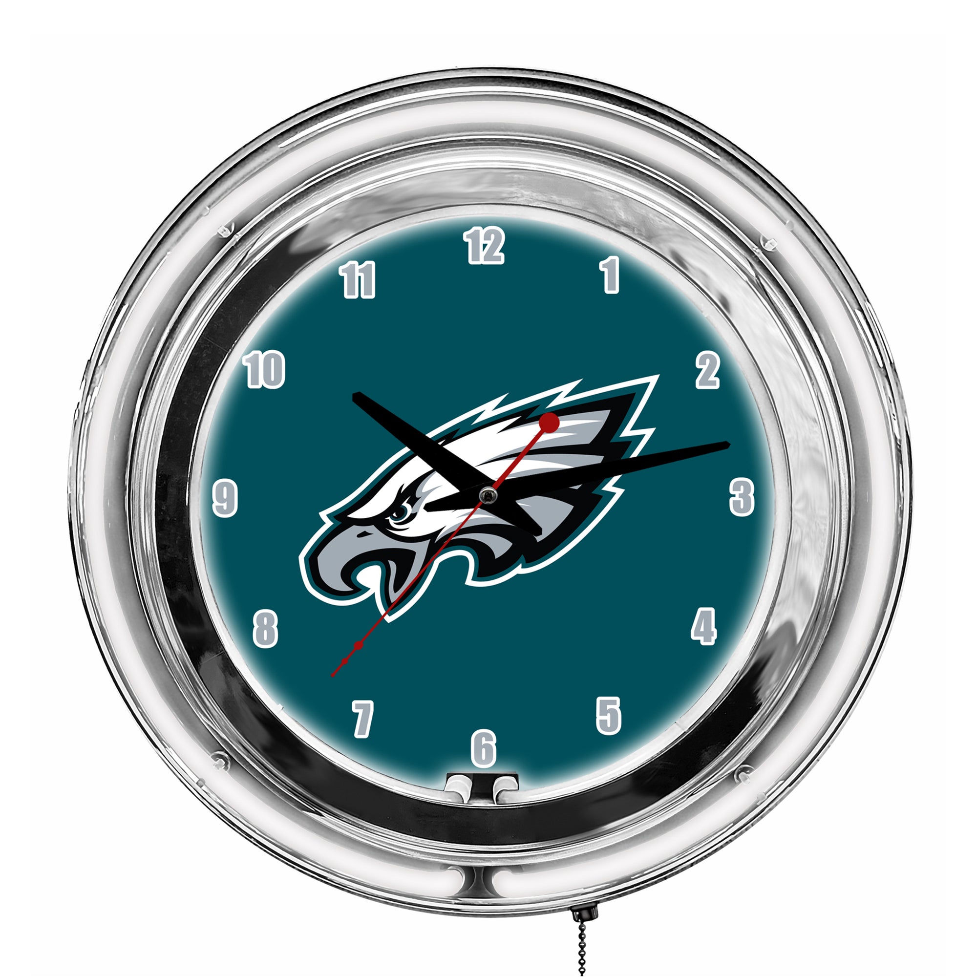 Philadelphia Eagles 14in Neon Clock