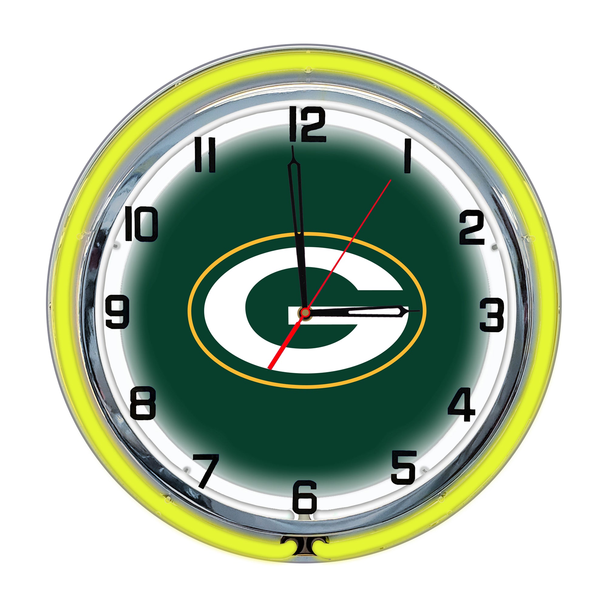 Green Bay Packers 18in Neon Clock