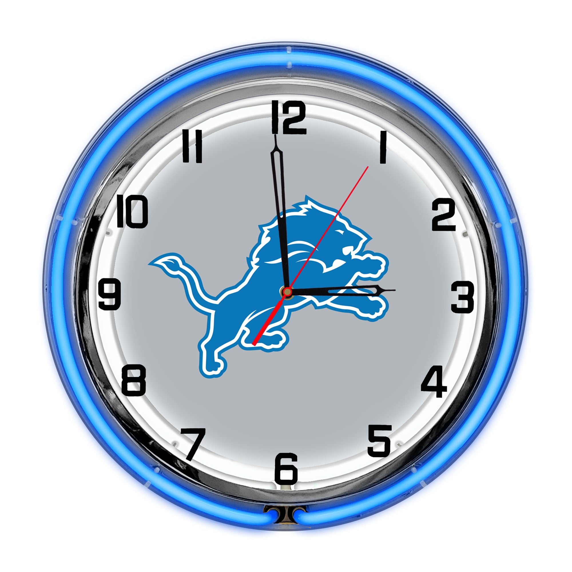 Detroit Lions 18in Neon Clock