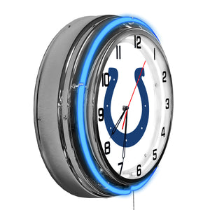 Indianapolis Colts 18in Neon Clock