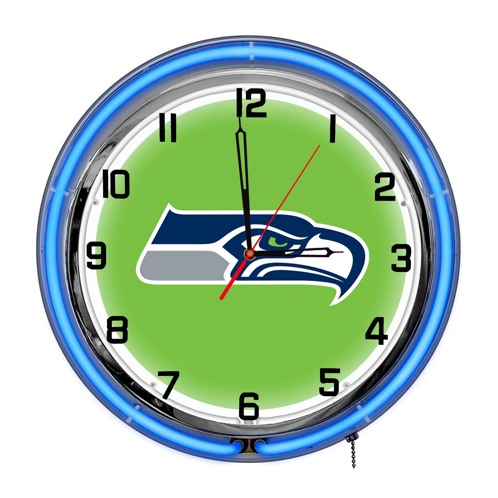 Seattle Seahawks 18in Neon Clock