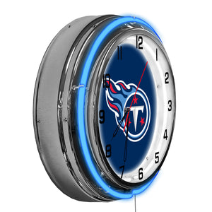 Tennessee Titans 18in Neon Clock