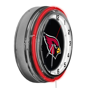 Arizona Cardinals 18in Neon Clock