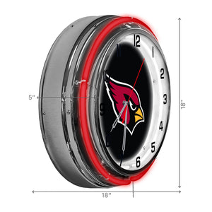 Arizona Cardinals 18in Neon Clock