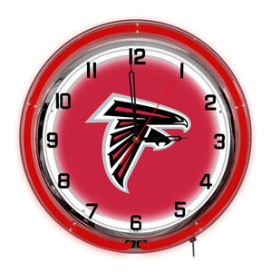 Atlanta Falcons 18in Neon Clock