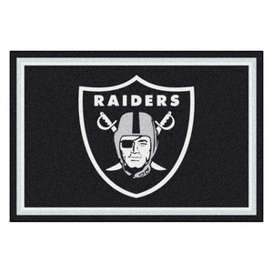 Las Vegas Raiders Plush Rug  NFL Area Rug - Fan Rugs