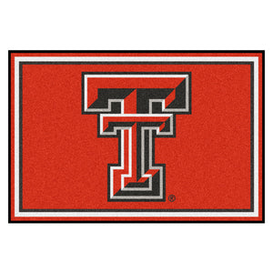 Texas Tech University Plush Rug  College Area Rug - Fan Rugs