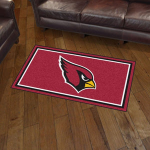 Arizona Cardinals Plush Rug  NFL Area Rug - Fan Rugs