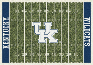 Kentucky University Football Field Rug  College Area Rug - Fan Rugs