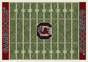 South Carolina University Football Field Rug  College Area Rug - Fan Rugs