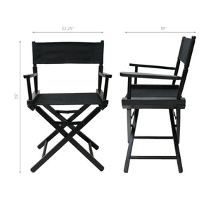 Pittsburg Steelers Table Height Directors Chair