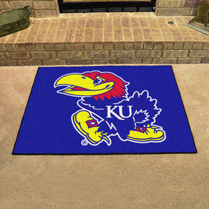 University of Kansas All Star Mat  college all star mat - Fan Rugs