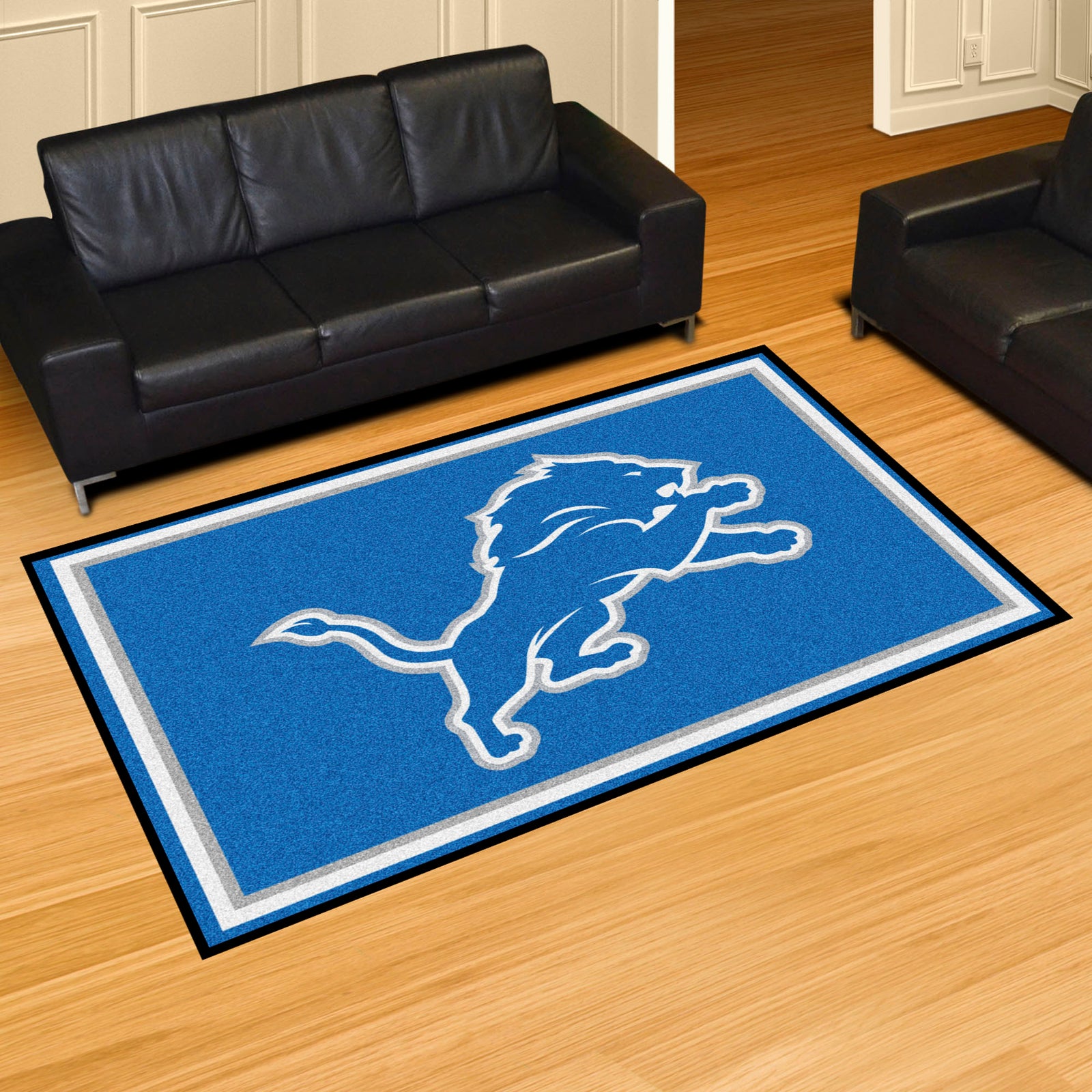 Detroit Lions NFL Team Logo Skull Flower Style Nice Gift Home Decor  Rectangle Area Rug - Bring Your Ideas, Thoughts And Imaginations Into  Reality Today