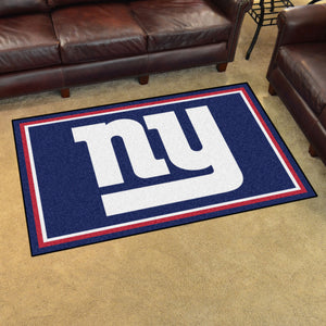 New York Giants Plush Rug  NFL Area Rug - Fan Rugs