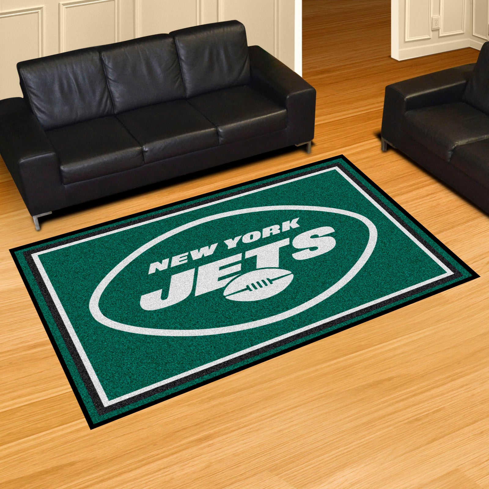 New York Jets Area Rugs Living Room Carpet Christmas Gift Floor