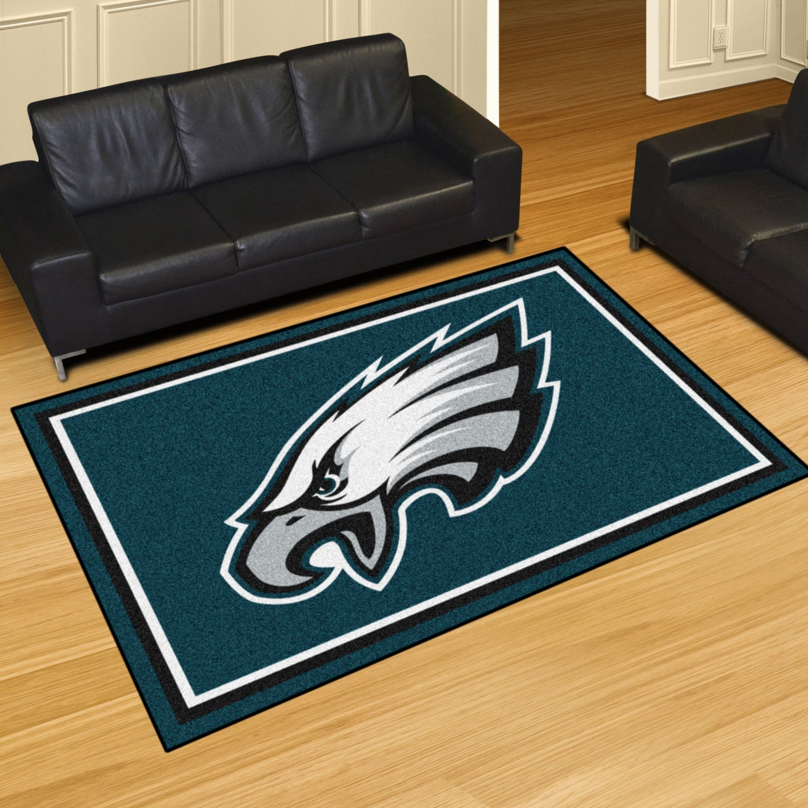 Philadelphia Eagles NFL Rug Carpet, Living Room Rug, Home Us Decor