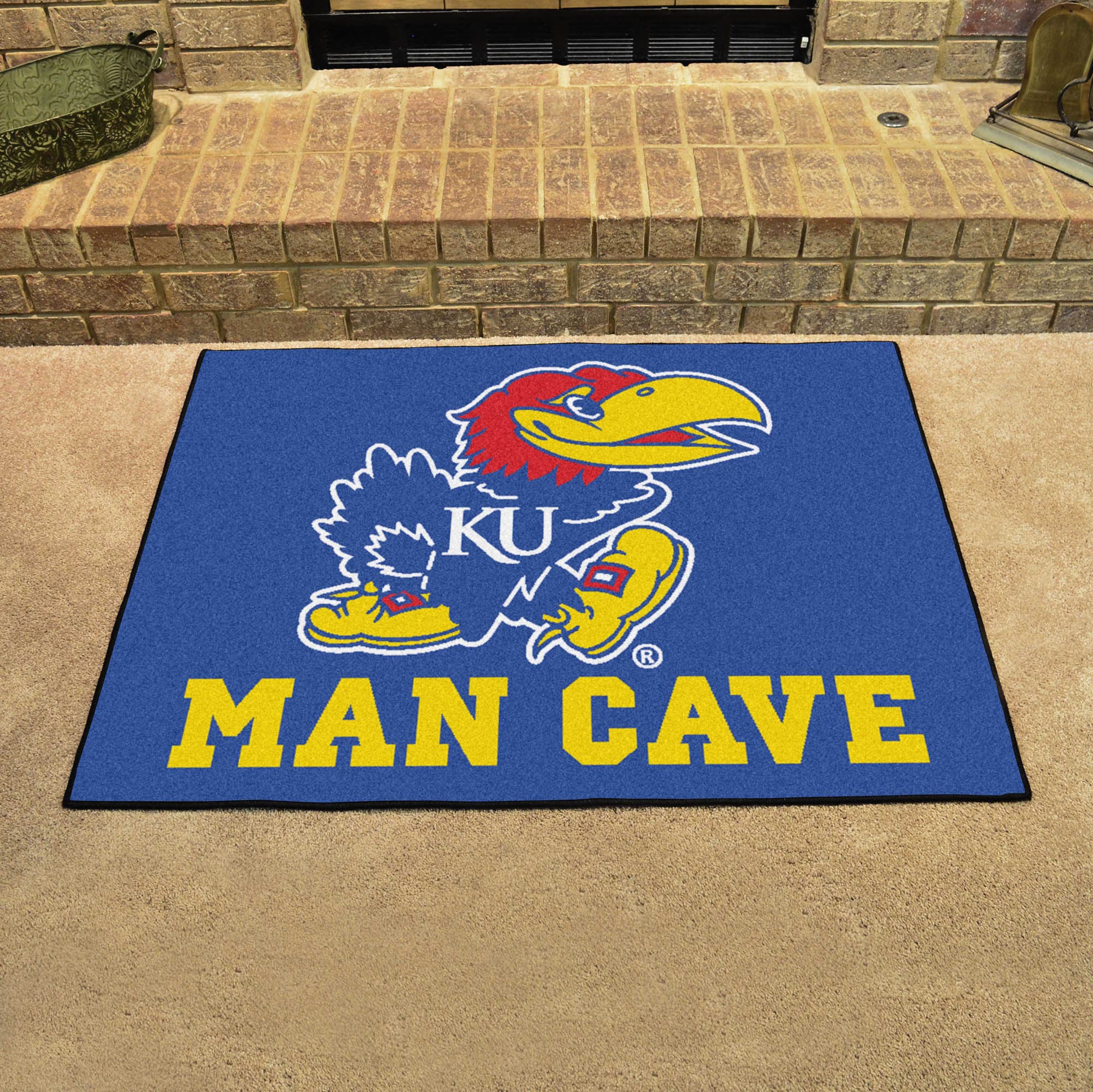 University of Kansas Man Cave All Star Mat