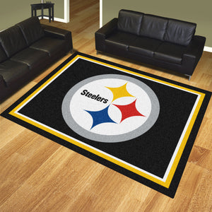 Pittsburgh Steelers Plush Rug  NFL Area Rug - Fan Rugs