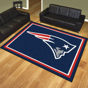 New England Patriots Plush Rug  NFL Area Rug - Fan Rugs