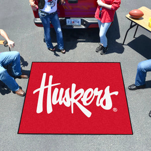 University of Nebraska Huskers Tailgater Mat  College Tailgater Mat - Fan Rugs