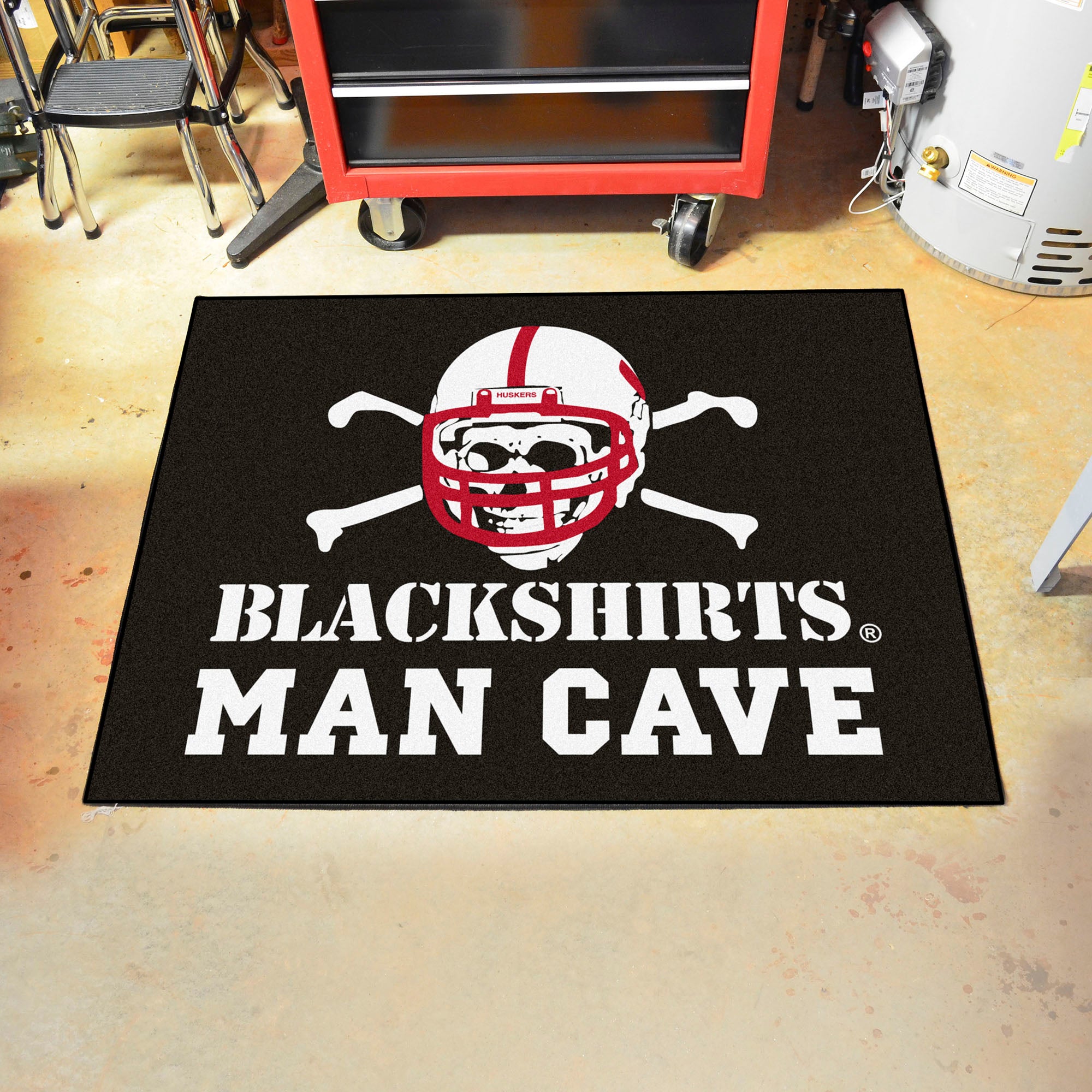 University of Nebraska "Blackshirts" Man Cave All Star Mat