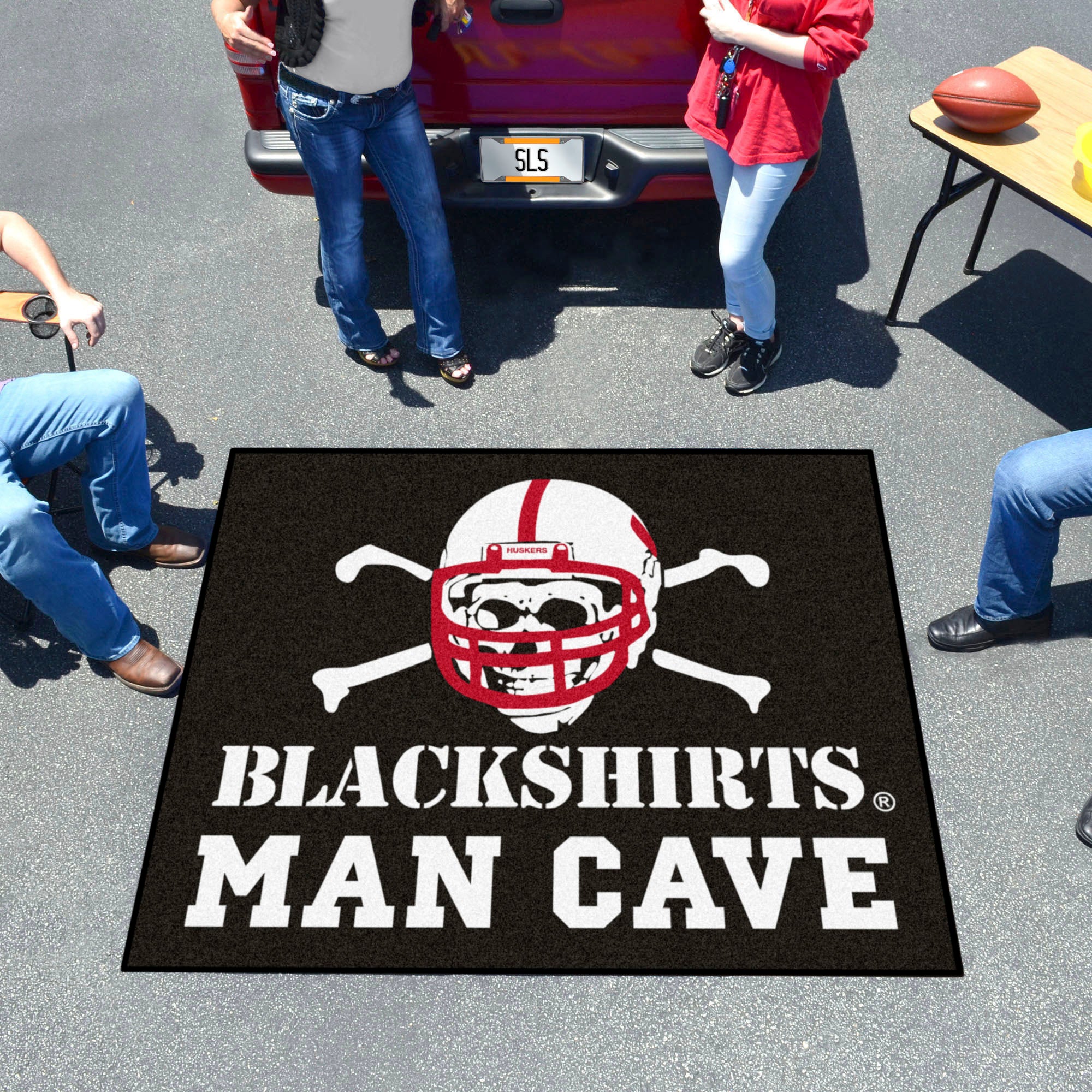 University of Nebraska "Blackshirts" Man Cave Tailgater Mat