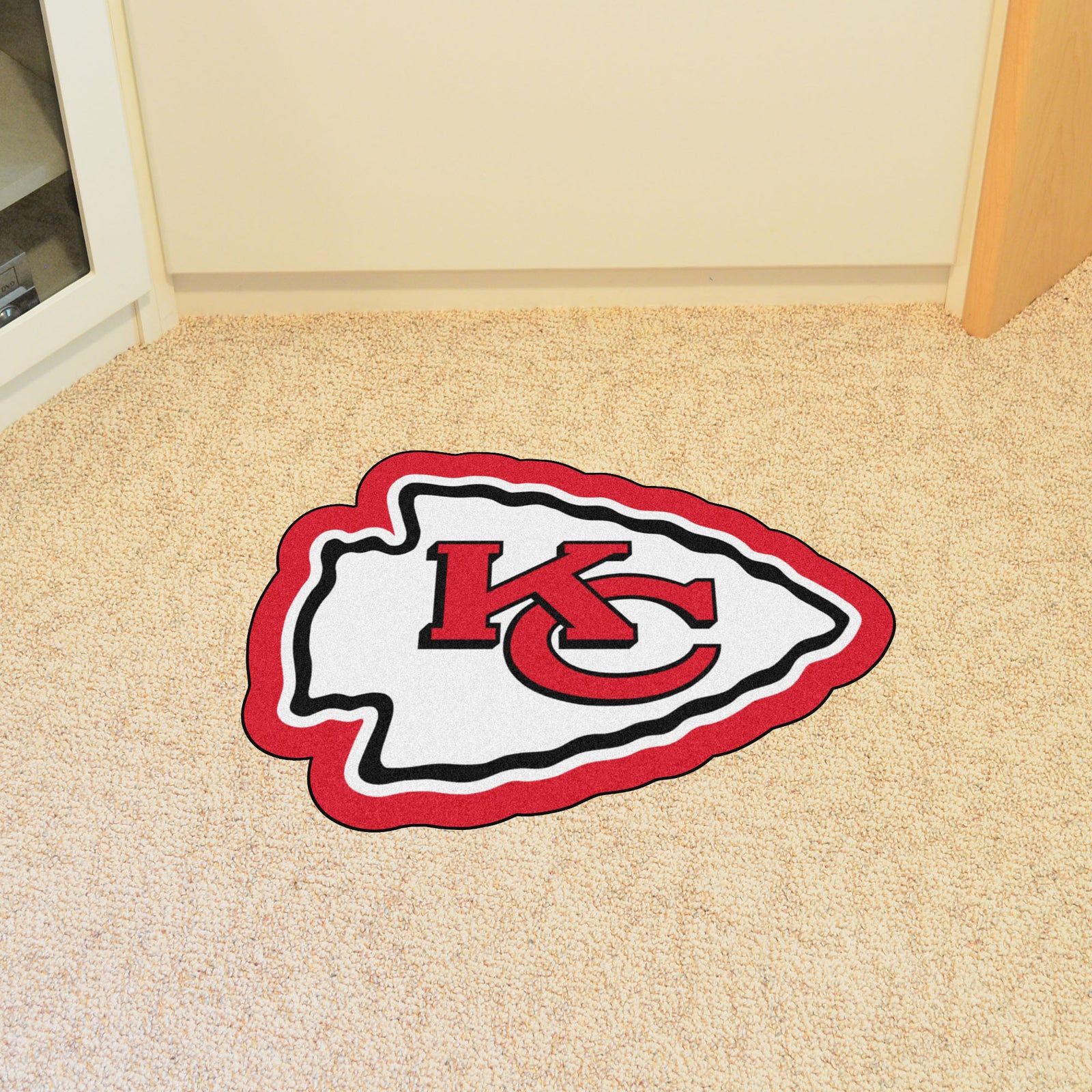 NFL Team Repeat Rug - Kansas City Chiefs (Red Background), 3'10x5'4 -  Kansas City Chiefs (Red Background) | NFL Team Repeat Rug