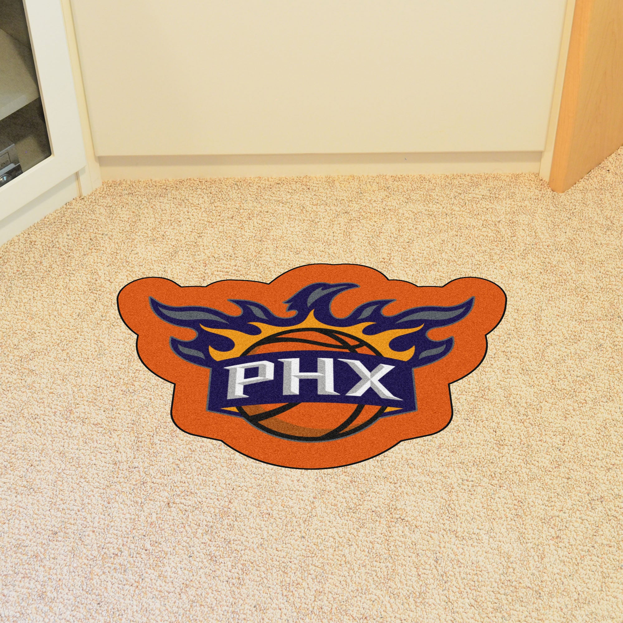 FANMATS Phoenix Suns Orange 27 in. Diameter Basketball Rug 37077