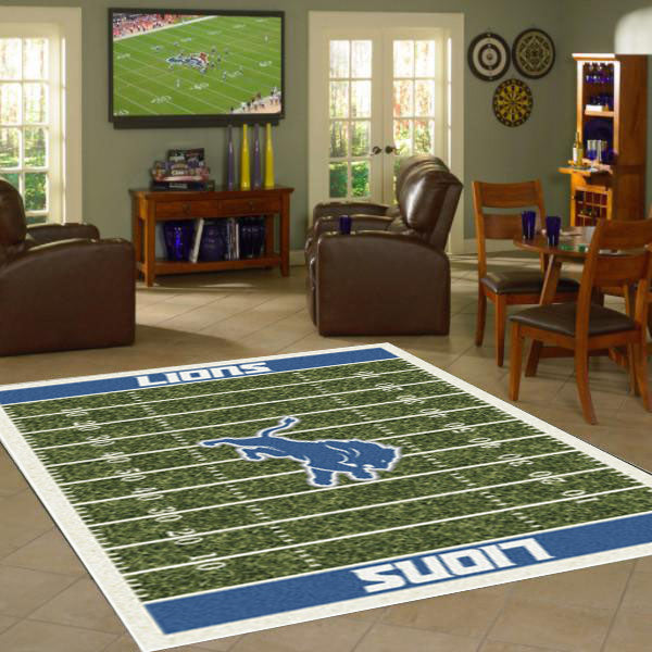 Detroit Lions Mascot Area Rug â€“ Nylon