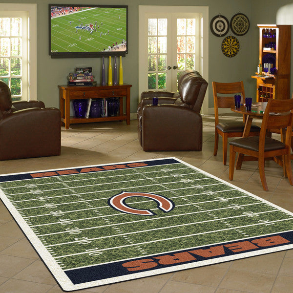 NFL Retro Chicago Bears 3'0 X 5'0 Navy Plush Rug - 32567