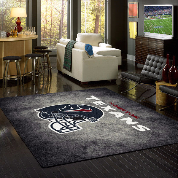 Houston Texans Distressed Team Tray With Team Colors –