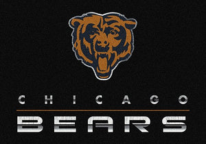Chicago Bears Chrome Area Rug  NFL Area Rug - Fan Rugs