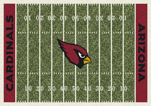 Arizona Cardinals NFL Football Field Rug  NFL Area Rug - Fan Rugs