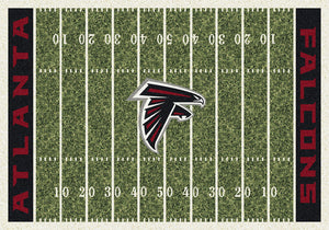 Atlanta Falcons NFL Football Field Rug  NFL Area Rug - Fan Rugs