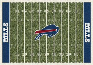 Buffalo Bills NFL Football Field Rug  NFL Area Rug - Fan Rugs