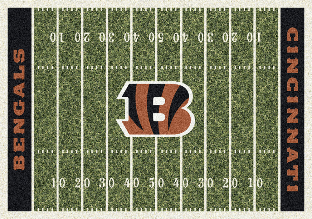 Cincinnati Bengals NFL Football Field Rug