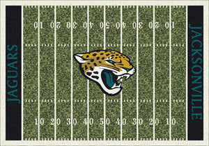 Jacksonville Jaguars NFL Football Field Rug  NFL Area Rug - Fan Rugs