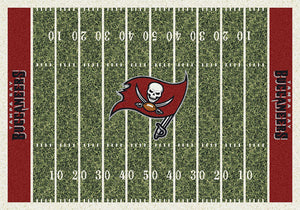 Tampa Bay Buccaneers NFL Football Field Rug  NFL Area Rug - Fan Rugs
