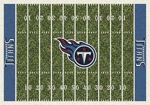 Tennessee Titans NFL Football Field Rug  NFL Area Rug - Fan Rugs