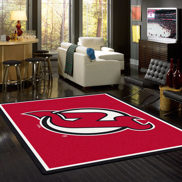27 Black & Red NHL New Jersey Devils Rounded Door Mat