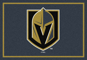 Vegas Golden Knights Team Spirit Rug  NHL Area Rug - Fan Rugs
